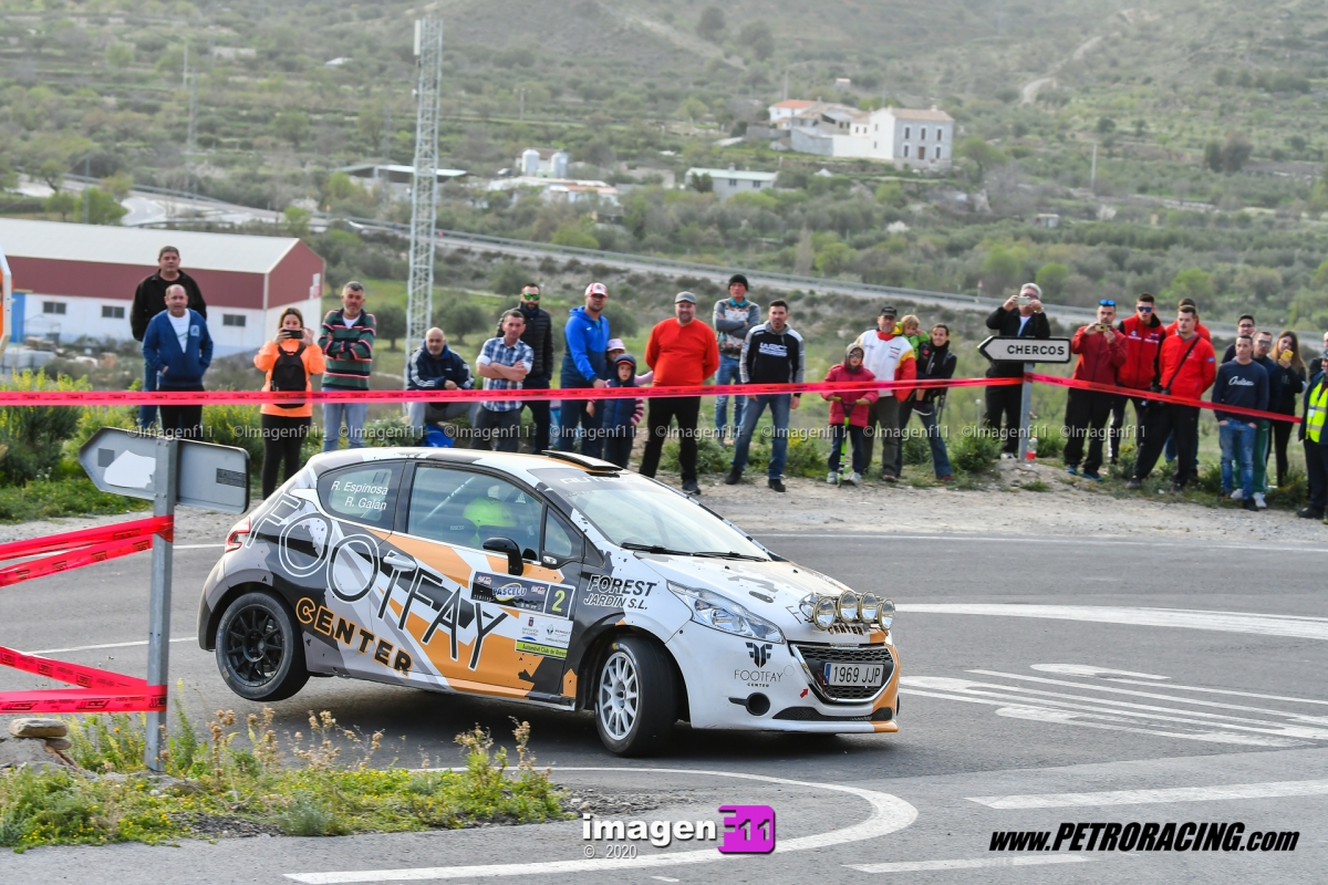 Rafael Galán, Campeonato Andalucía rallye rally.