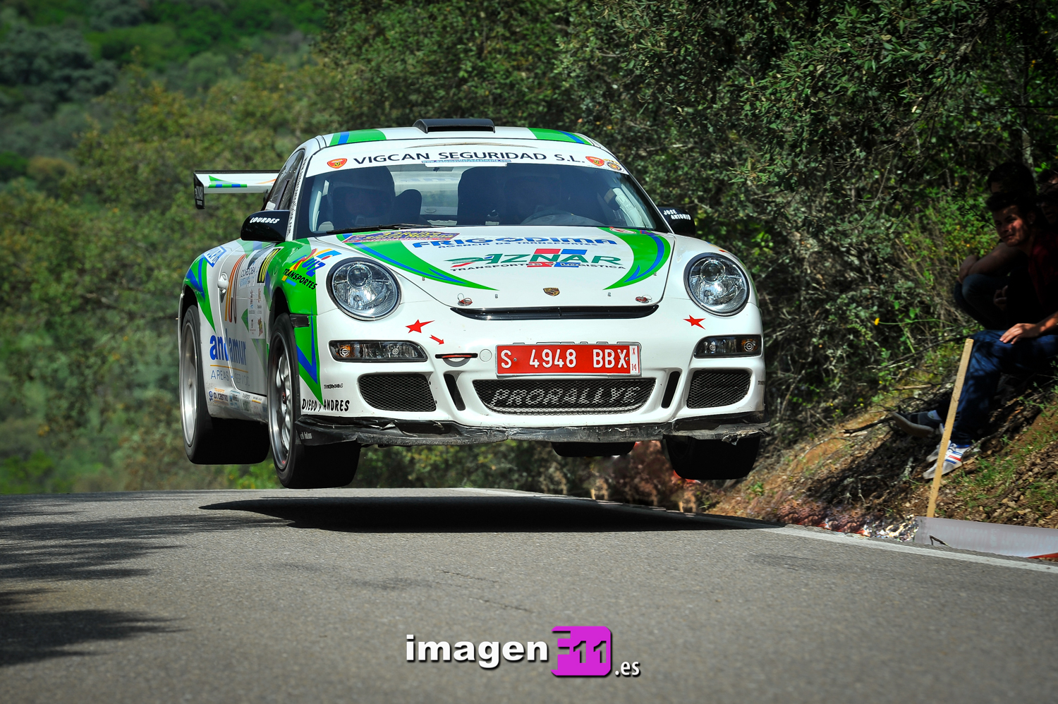 Jose Antonio Aznar, Crisanto Galán, Porsche 911, Rasante de Posadas, Rallye sierra morena